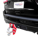 Impact 12K 2 Inch Cushion Hitch & Silver Combo Ball Mount with 2 Inch & 2-5/16 Inch Hitch Balls SH-100-340