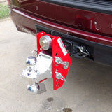 Impact 12K 2 Inch Cushion Hitch & Silver Combo Ball Mount with 2 Inch & 2-5/16 Inch Hitch Balls SH-100-340