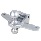 Impact 12K 2 Inch Cushion Hitch & Silver Combo Sway Bar Tab Ball Mount 2 Inch & 2-5/16 Inch Hitch Balls SH-100-340SC