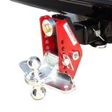 Impact 12K 2 Inch Cushion Hitch & Silver Combo Sway Bar Tab Ball Mount 2 Inch & 2-5/16 Inch Hitch Balls SH-100-340SC