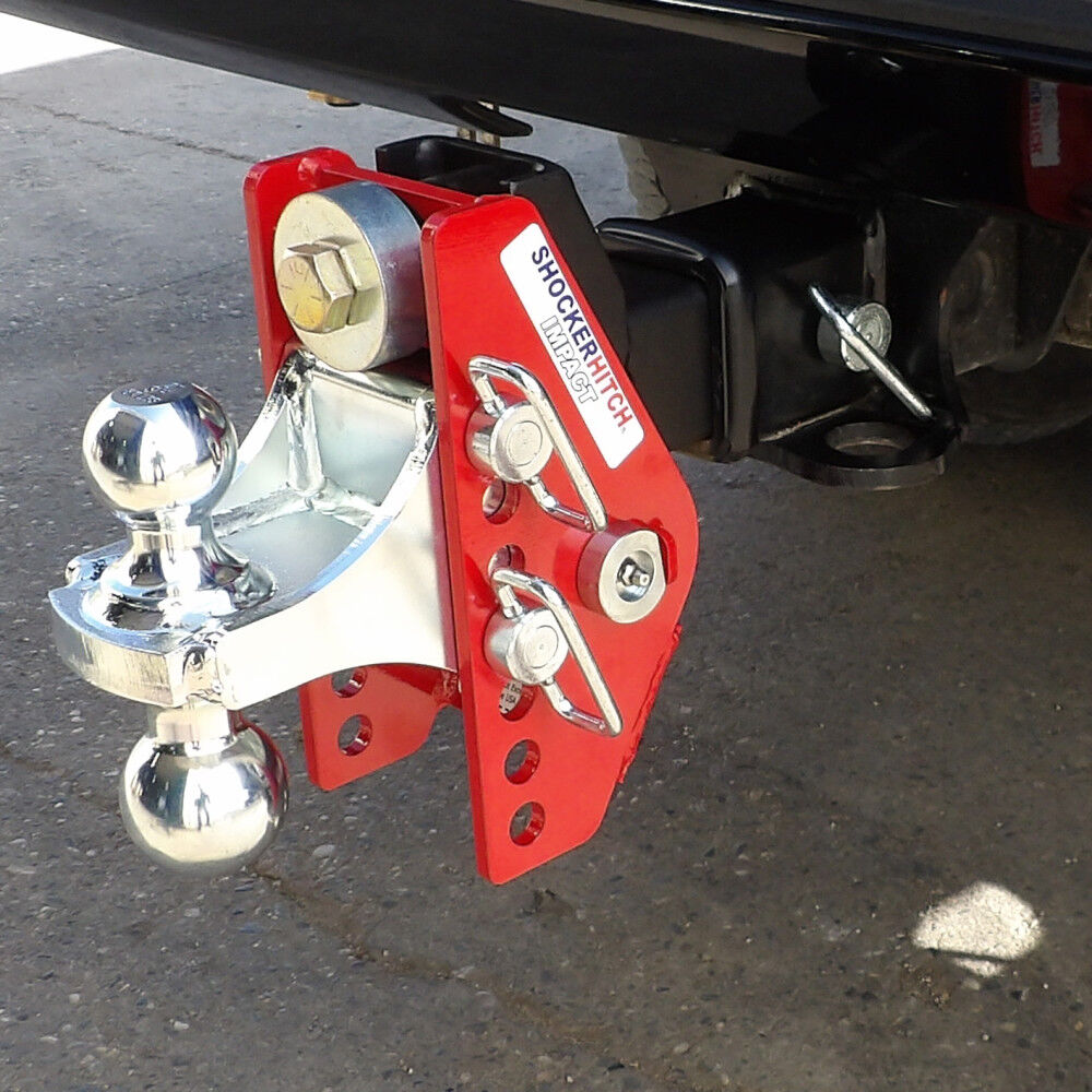 Impact 12K 2.5 Inch Cushion Hitch & Silver Combo Ball Mount with 2 Inch & 2-5/16 Inch Hitch Balls SH-125-340