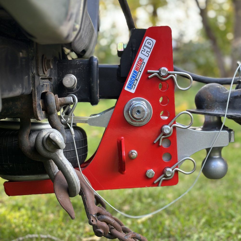 Shocker Hitch HD 20K 2.5in Air Receiver Hitch & Silver Combo Ball Mount with 2in & 2-5/16in Hitch Balls SH-HD620-250