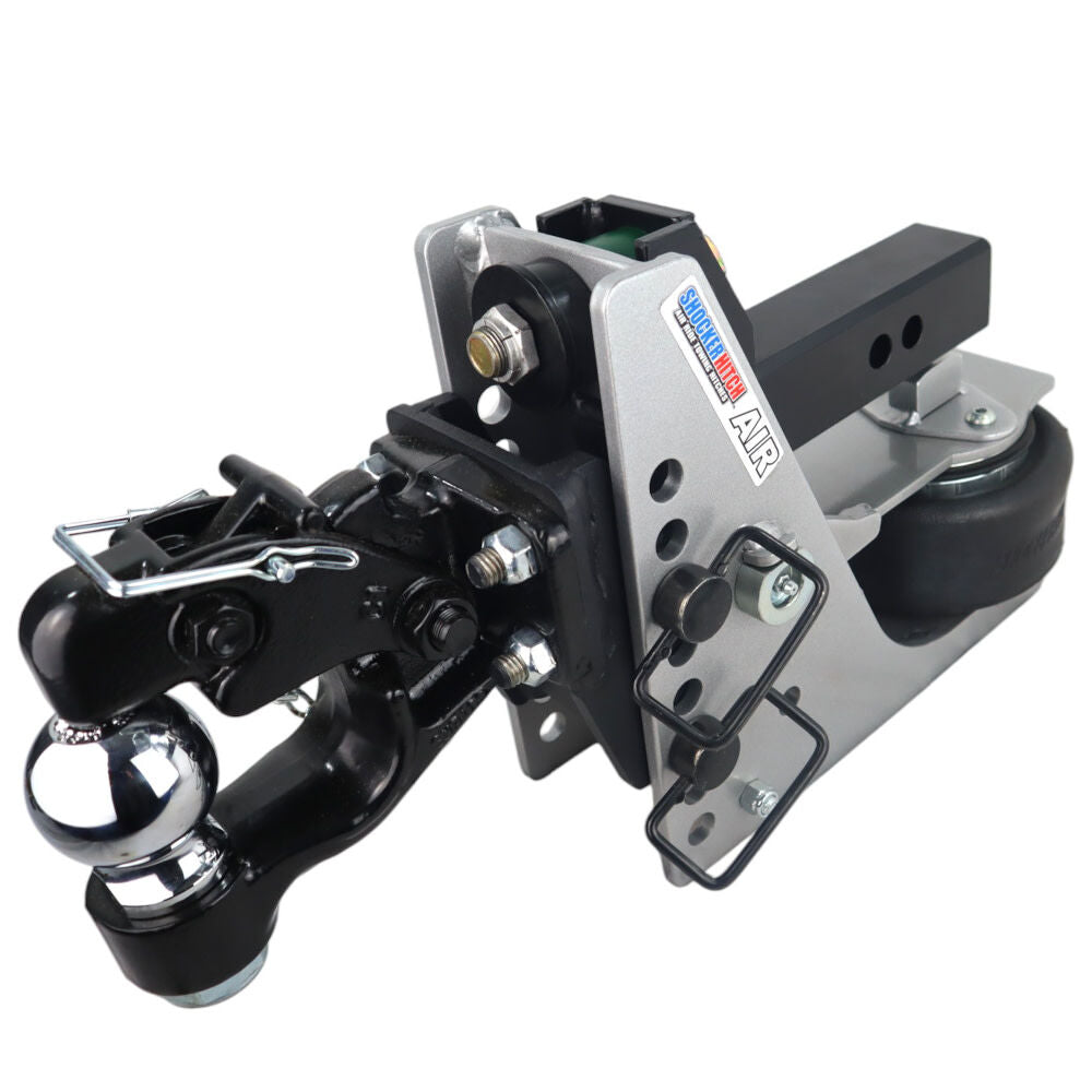 Streamline 10K Aluminum 2 Inch Air Pintle Hitch with Pintle & 2-5/16 Inch Ball SH-536-200-25