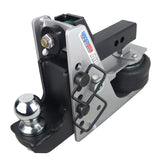 Streamline 10K Aluminum 2 Inch Air Receiver Hitch & Drop Ball Mount 2-5/16 Inch Hitch Ball SH-540-200-25