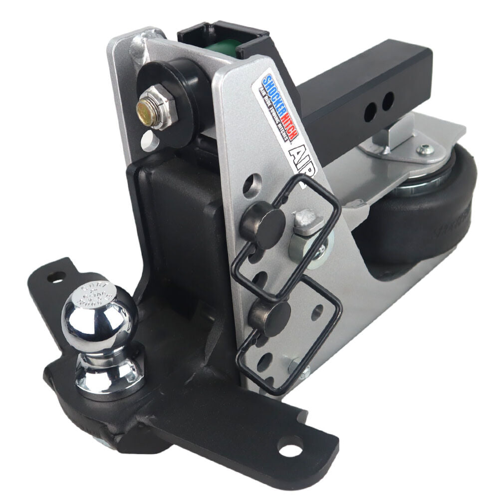 Streamline 10K Aluminum 2 Inch Air Receiver Hitch & Drop Sway Bar Tab Ball Mount 2 Inch Hitch Balls SH-540-200-2SC