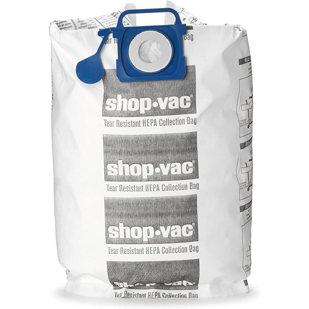 12-20 Gallon Tank HEPA Dry Tear Resistant Collection Bag 2pk 9021833