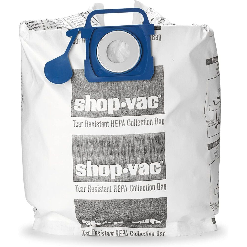 5-10 Gallon Tank HEPA Tear Resistant Collection Bag 2pk 9021733