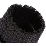 Black Polypropylene 1 1/2" Hose Round Brush with Adaptor 9199700