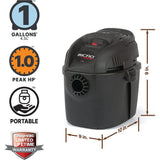 Micro Wet/Dry Vacuum 1 Gallon 1.0 Peak HP 2021005