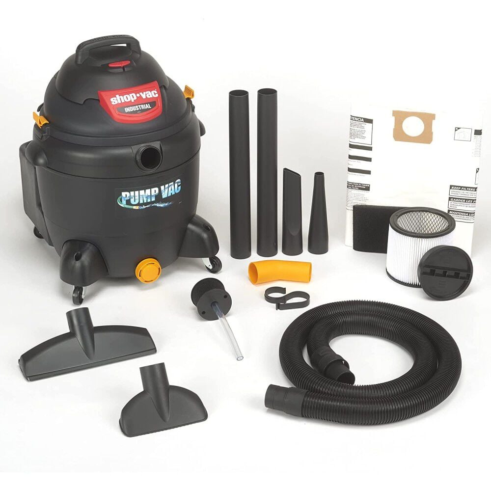 Wet/Dry Vacuum with Built-In Pump 18 Gallon 6.0 Peak HP 9601806