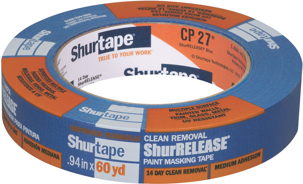 CP 27 ShurRELEASE Blue Painters Tape Blue 24mm x 55m 202872