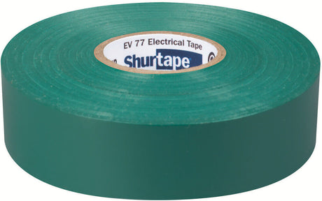 EV 77 Electrical Tape Green 3/4in x 66' 104701