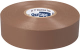 EV 77 Professional Grade UL Listed Electrical Tape - Brown - 3/4in x 66ft - 1 Roll 104705