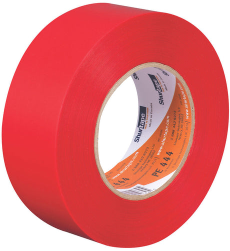 PE 444 UV-Resistant Stucco Masking Tape - Red - 48mm x 55m 198050