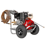 Aluminum 4200 PSI at 4.0 GPM HONDA GX390 with CAT Triplex Plunger Pump Cold Water Professional Gas Pressure Washer (49-State) 60688