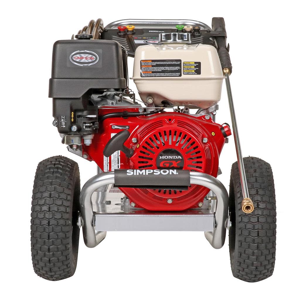 Aluminum 4200 PSI at 4.0 GPM HONDA GX390 with CAT Triplex Plunger Pump Cold Water Professional Gas Pressure Washer (49-State) 60688