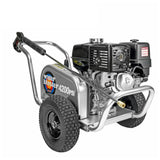 Aluminum Water Blaster 4200 PSI at 4.0 GPM HONDA GX390 with AAA Triplex Plunger Pump Cold Water Professional Belt Drive Gas Pressure Washer (49-State) 60827