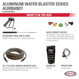 Aluminum Water Blaster 4200 PSI at 4.0 GPM HONDA GX390 with AAA Triplex Plunger Pump Cold Water Professional Belt Drive Gas Pressure Washer (49-State) 60827