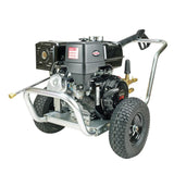 Aluminum Water Blaster 4200 PSI at 4.0 GPM HONDA GX390 with AAA Triplex Plunger Pump Cold Water Professional Belt Drive Gas Pressure Washer (49-State) 60827