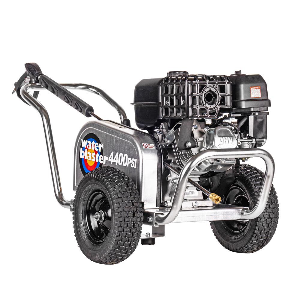 Aluminum Water Blaster 4400 PSI at 4.0 GPM 420 with AAA Triplex Plunger Pump Cold Water Professional Belt Drive Gas Pressure Washer (49-State) 60825