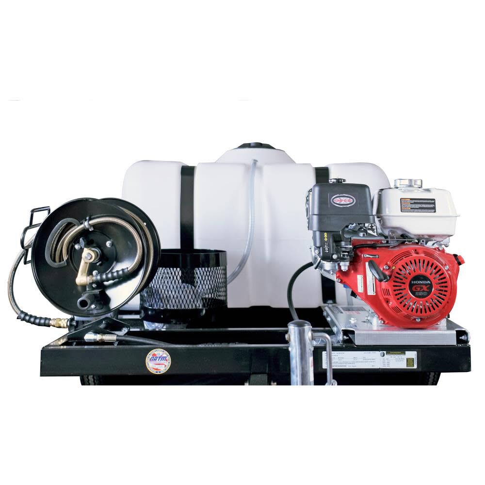 Cold Water Professional Gas Pressure Washer Trailer 4200 PSI 95002