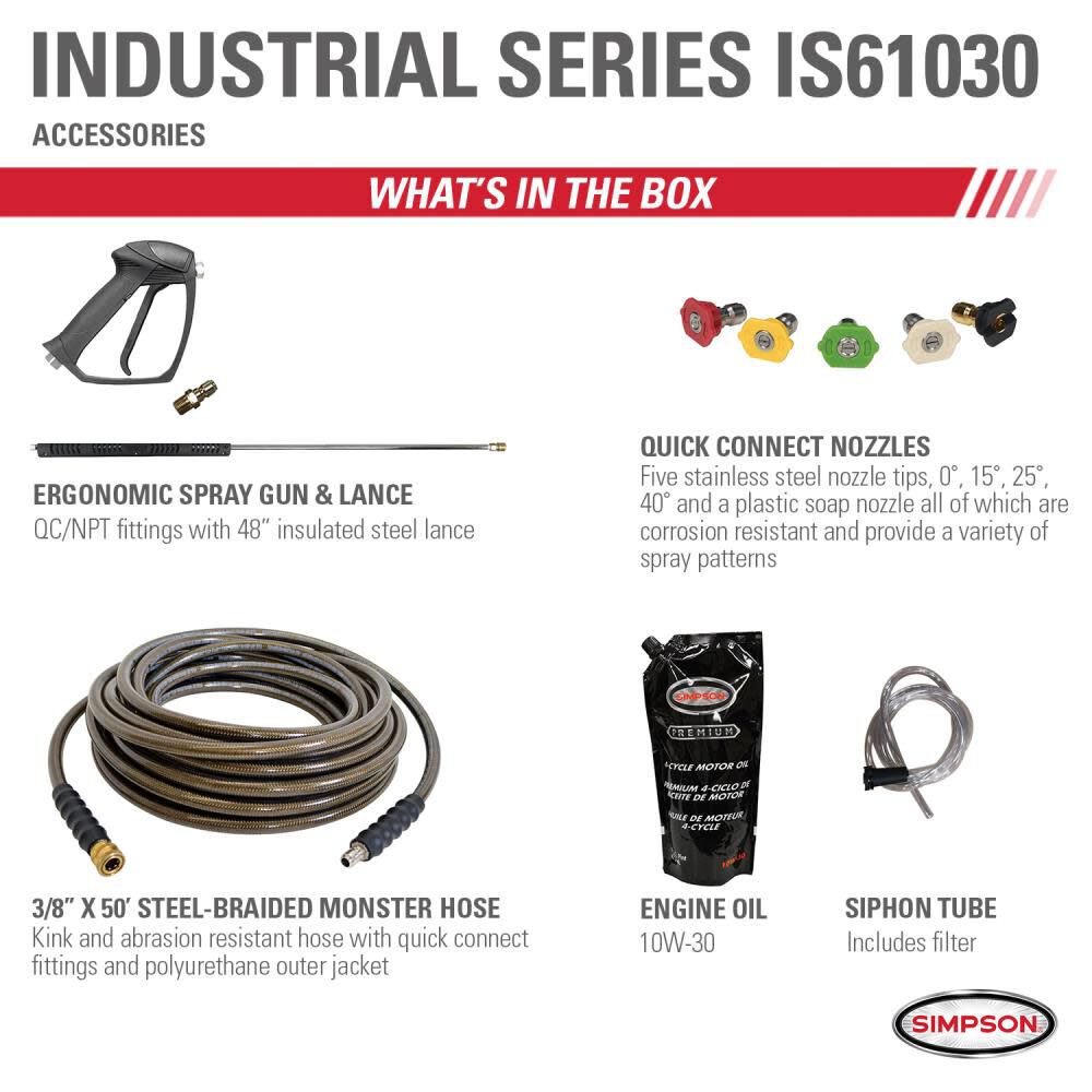 Industrial Pressure Washer 4200PSI 4.0GPM - 49 State Certified IR61030