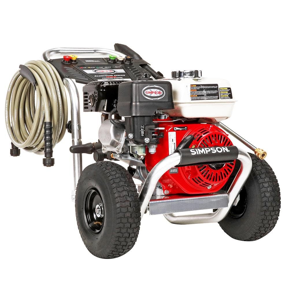 Professional Pressure Washer Cold Water Gas GX200 with AAA Triplex Plunger Pump 60689