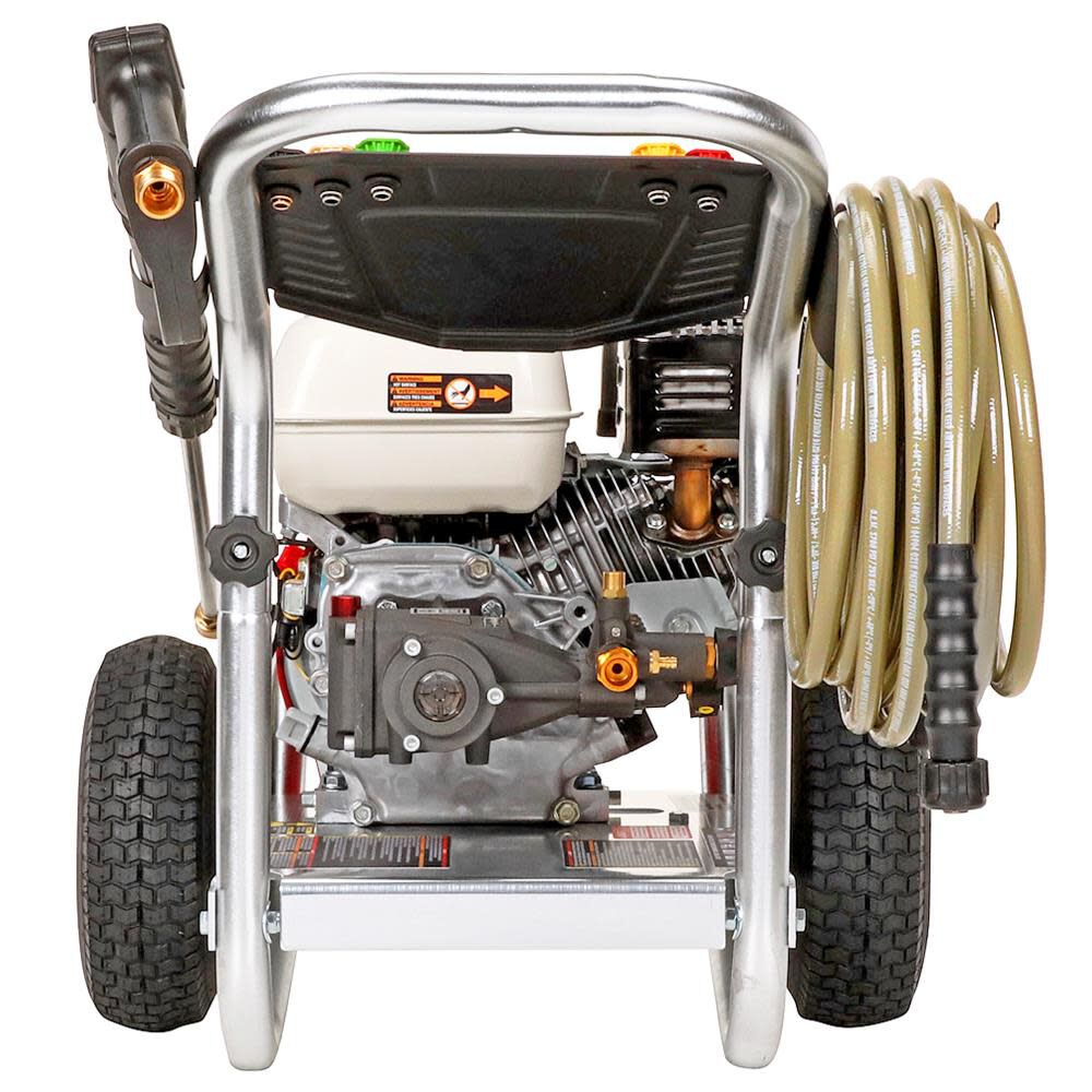 Professional Pressure Washer Cold Water Gas GX200 with AAA Triplex Plunger Pump 60689