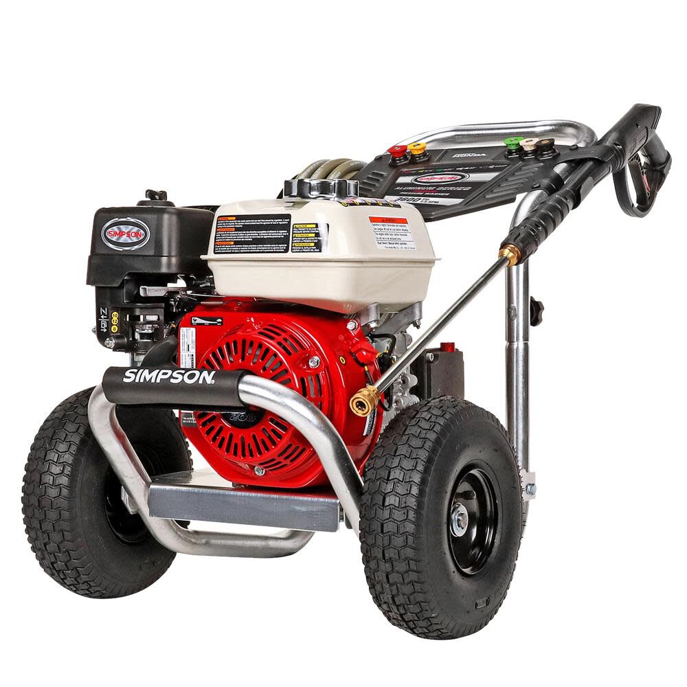 Professional Pressure Washer Cold Water Gas GX200 with AAA Triplex Plunger Pump 60689