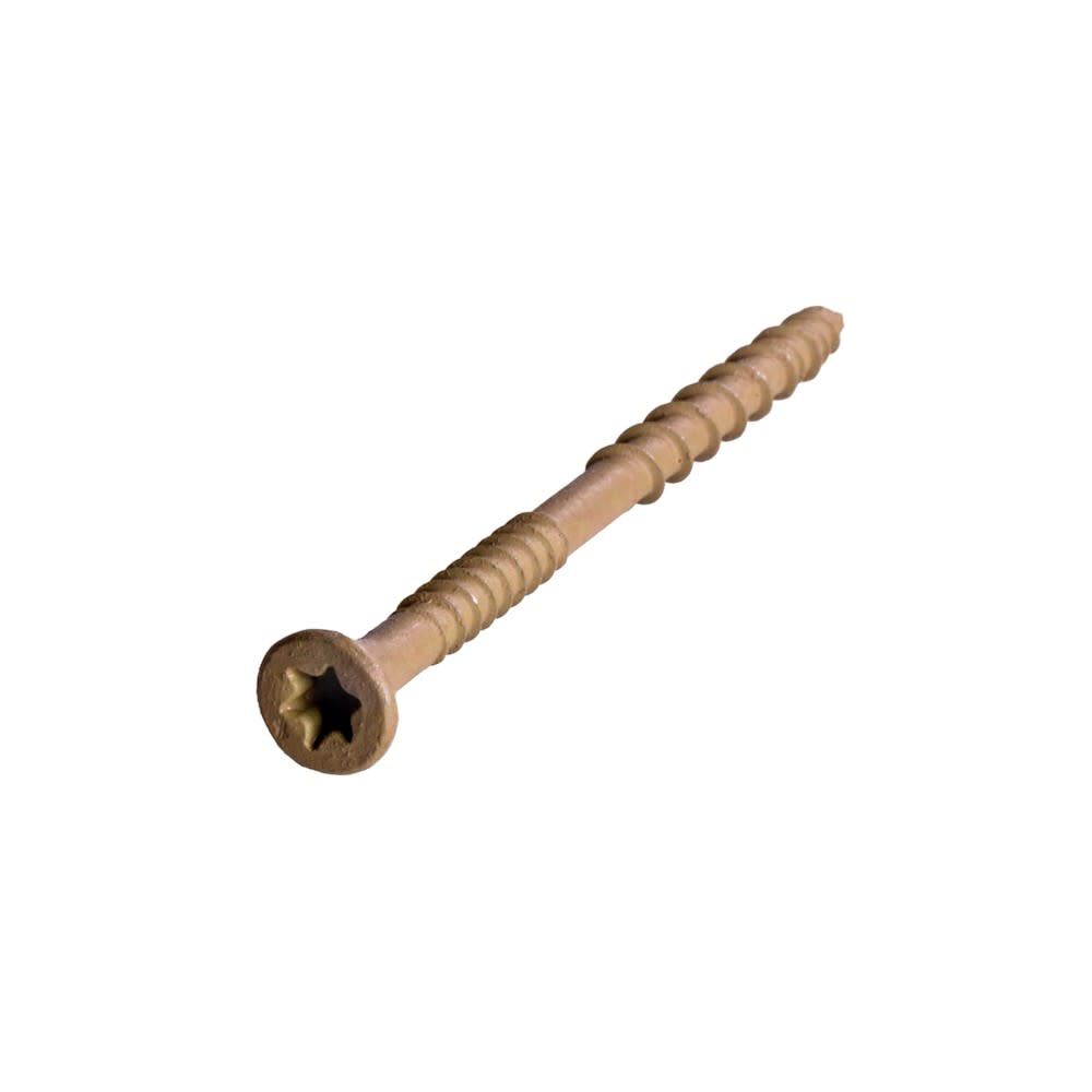 #10x3 In. Tan Deck-Drive T25 Drive Flat Head Exterior Wood Screw DSVT3R770