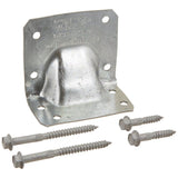 14 Gauge Zinc Galvanized Hurricane Gusset Angle Kit with Screws HGA10KT