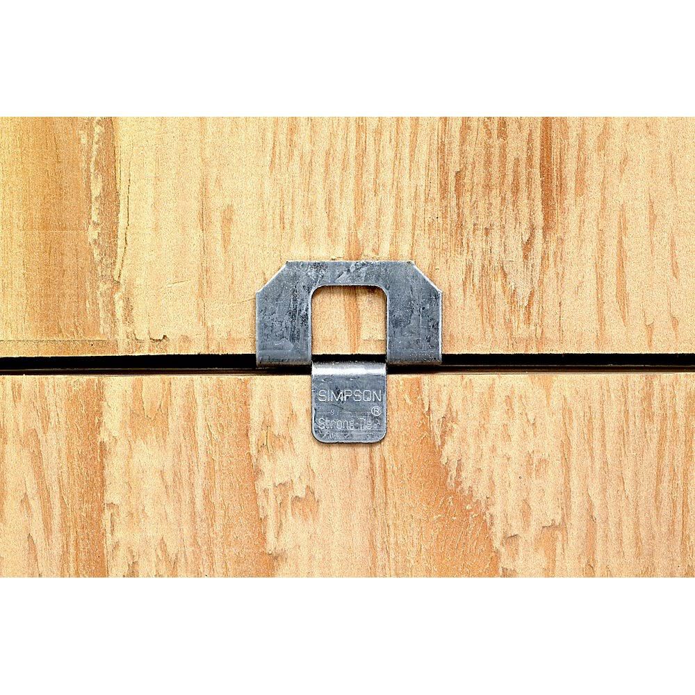 20 Gauge 5/8 In. Zinc Galvanized G90 Panel Sheathing Clip PSCL 5/8