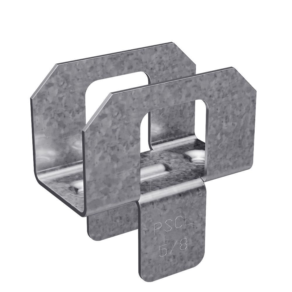 20 Gauge 5/8 In. Zinc Galvanized G90 Panel Sheathing Clip PSCL 5/8