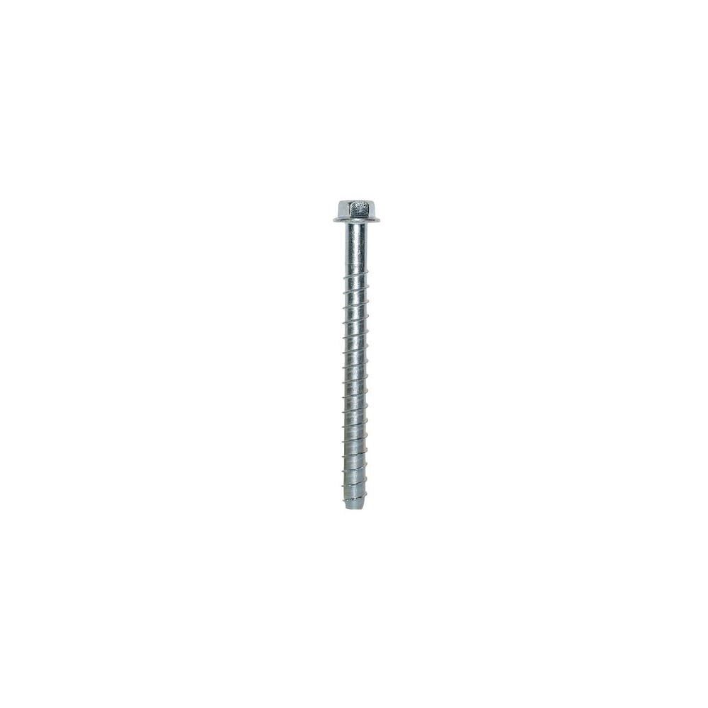 Titen HD 1/2 x 6in ZincPlated Carbon Steel Screw Anchor 20pk THD50600H