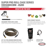 Super Pro Roll Cage Pressure Washer Cold Water Professional Belt Drive Gas SW4440HCBDM