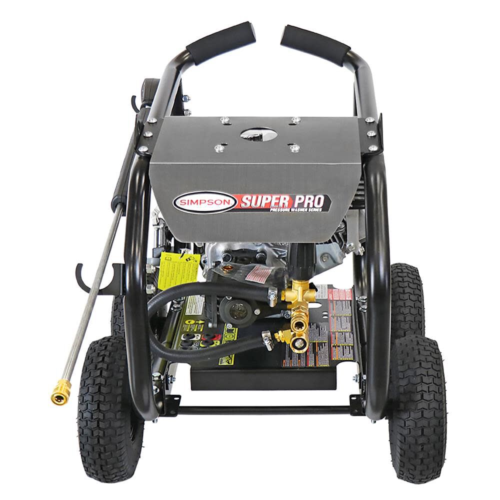 SuperPro Roll Cage Cold Water Professional Gas Pressure Washer 3600 PSI 65200