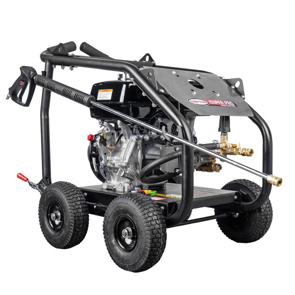 SuperPro Roll Cage Cold Water Professional Gas Pressure Washer 4400 PSI SW4440HCDM