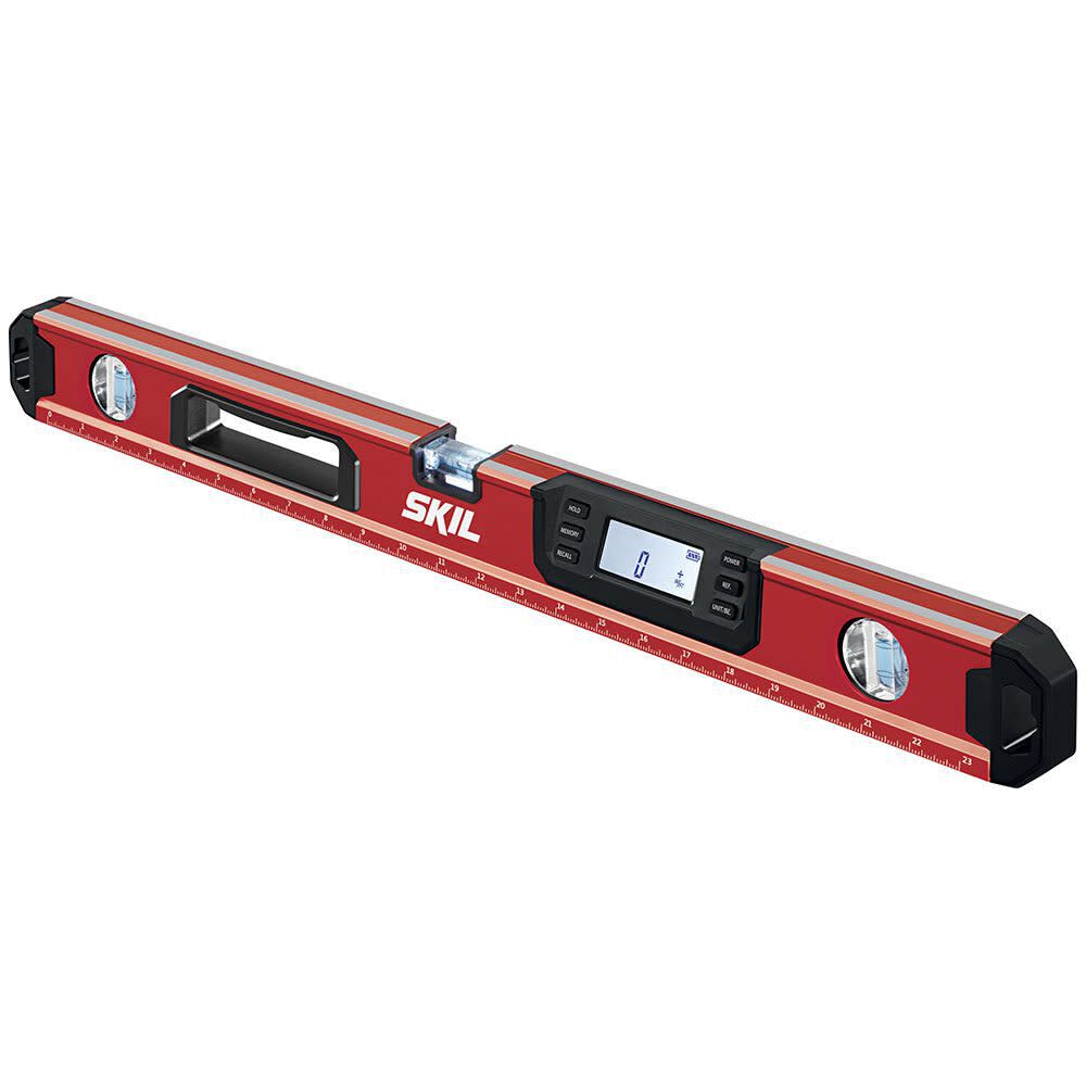 Steel 24-in 3 Vial Magnetic Box Beam Level LV941901