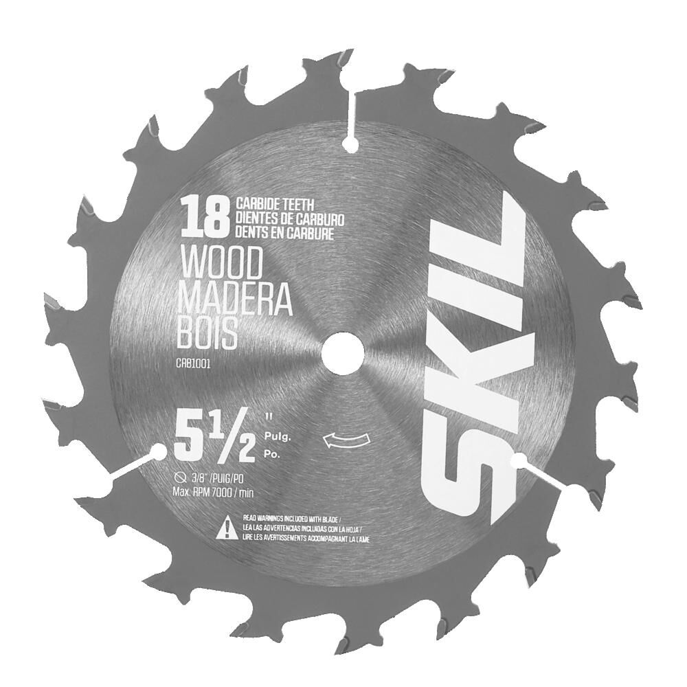 5-1/2-in 18-Tooth Rough Finish Tungsten Carbide-tipped Steel Circular Saw Blade CRB1001