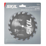 5-1/2-in 18-Tooth Rough Finish Tungsten Carbide-tipped Steel Circular Saw Blade CRB1001