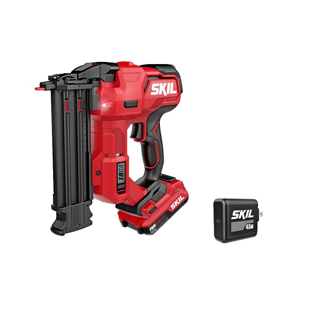 PWR CORE 20 Brushless 20V 18Ga Brad Nailer Kit NA1800B-10