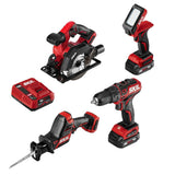 PWR CORE 12-volt 4-Tool Brushless Power Tool Combo Kit (2-Batteries Included and Charger Included) CB7490A-20