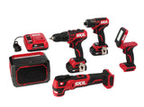 12-volt 5-Tool Brushless Power Tool Combo Kit (2-Batteries Included and Charger Included) CB736801