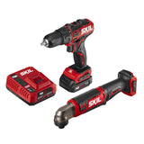 PWRCORE 12 Brushless 12V Drill Driver & Right Angle Impact Kit CB743001