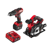 12-volt 2-Tool Brushless Power Tool Combo Kit (1-Battery Included and Charger Included) CB742701