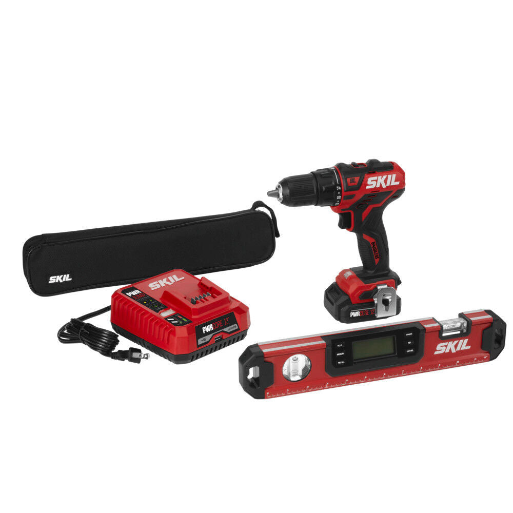 PWR CORE 12-volt 2-Tool Brushless Power Tool Combo Kit (1-Battery Included and Charger Included) CB737601