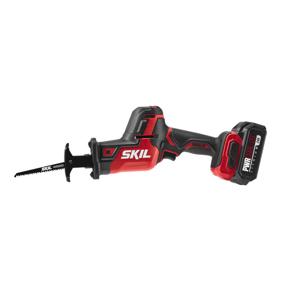 PWR CORE 20-volt Variable Brushless Cordless Reciprocating Saw (Charger Included and Battery Included) RS5825B-10