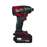 PWR CORE 20-volt 1/4-in Brushless Cordless Impact Driver (1-Battery Included, Charger Included) ID573902