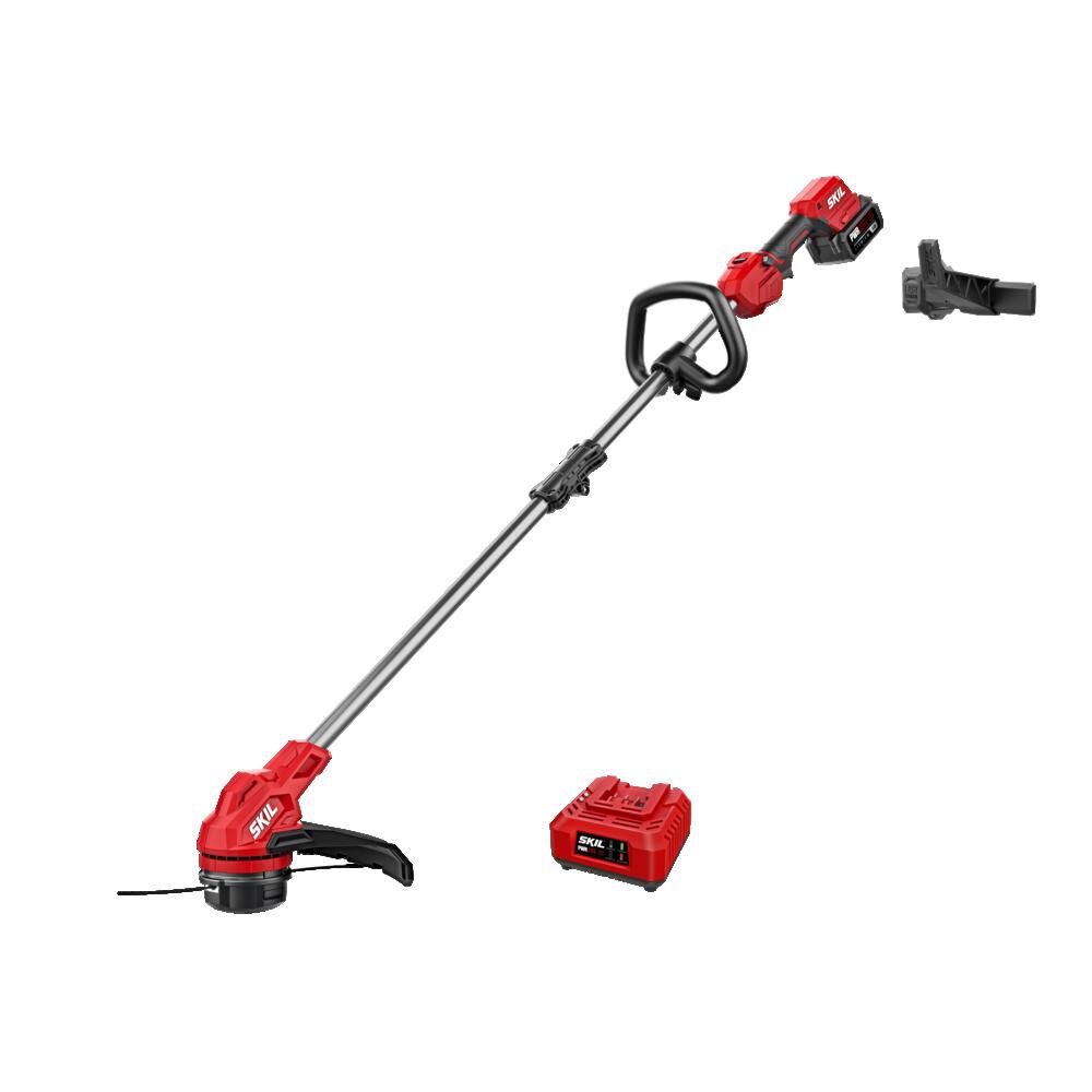 PWR CORE 20-volt 13-in Straight Shaft Battery String Trimmer 4 Ah (Battery and Charger Included) LT4823B-10