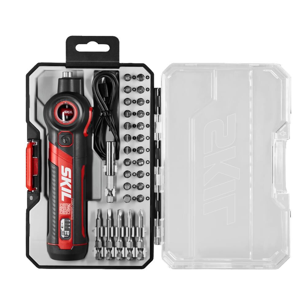 Twist 2.0 Rechargeable 4V Screwdriver with 28 PC Bit Kit SD5619-02